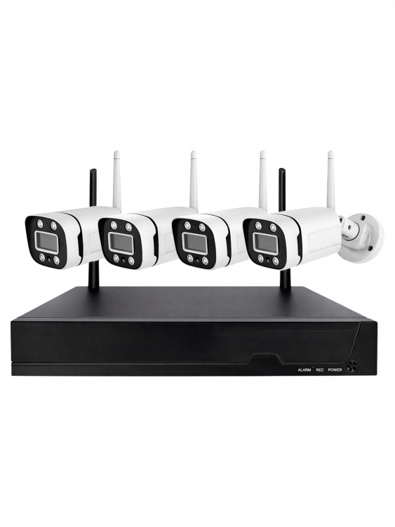 Орбита OT-VNK07 IP Wi-Fi комплект видеонаблюдения (4 камеры, 3MP)НЕОРИГИНАЛЬНАЯ УПАКОВКА